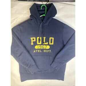 Polo Ralph Lauren Men's POLO 1967 Fleece Hooded Sweatshirt Pullover Navy, Size M